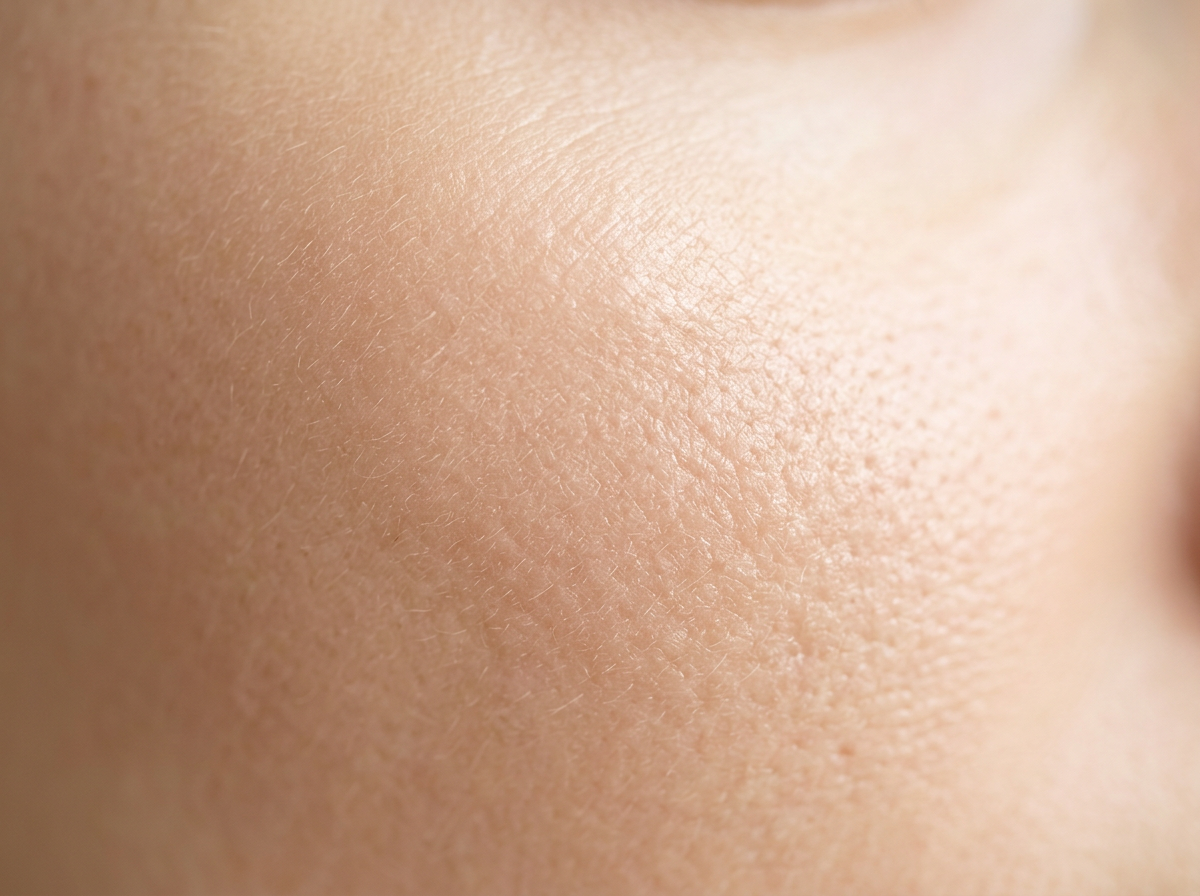 Close-up of human skin texture